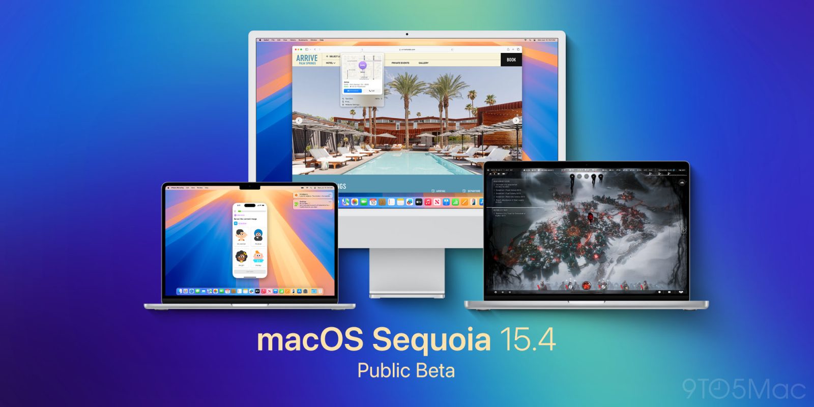 публичная бета-версия macOS Sequoia 15.4