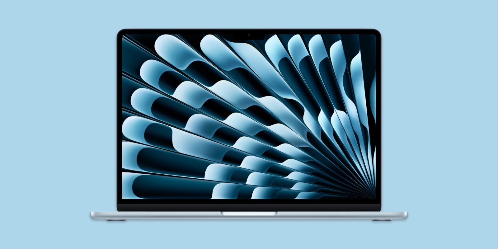 Небесно-голубой M4 MacBook Air