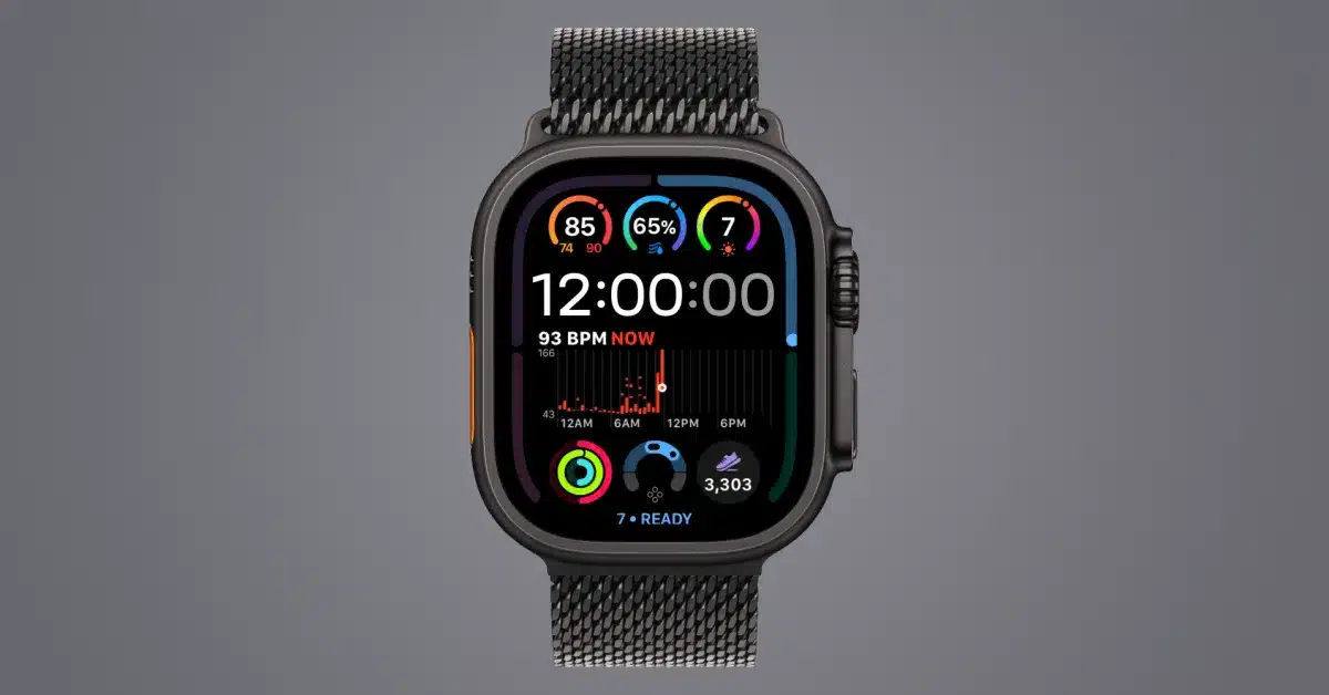 Apple Watch Ultra 4 includes a new watch face bezel option
